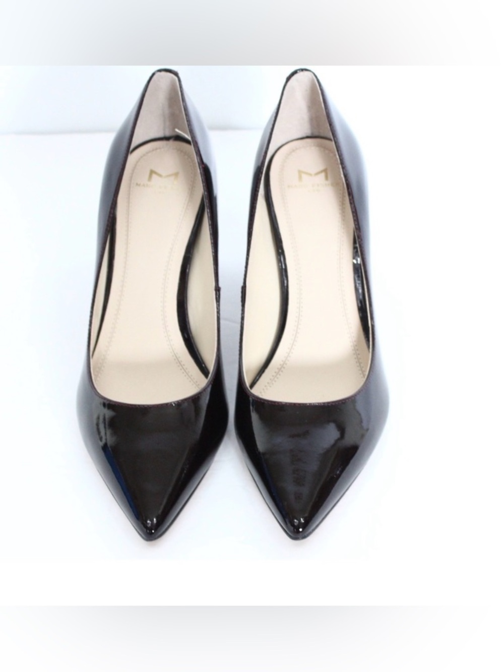 Marc Fisher - Dark Purple Patent Leather Block Heels - size 6 - GUC - Picture 4 of 7